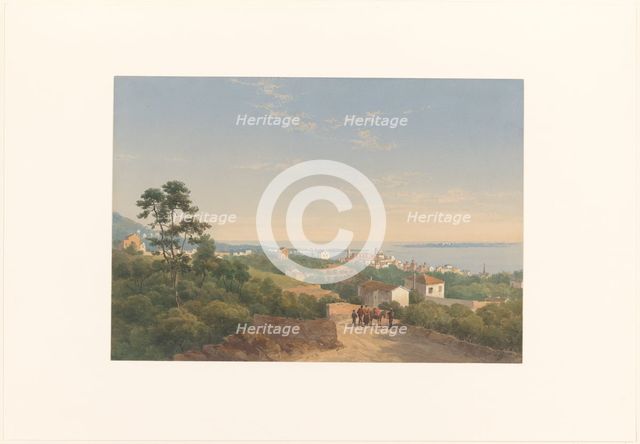 View of Cannes, 1866-1892. Creator: Charles William Meredith van de Velde.