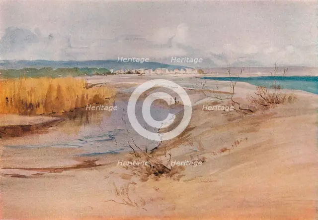 'View of Cagnes', c1899. Artist: Edward Millington Synge.