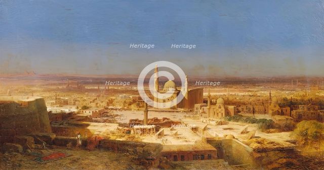 View of Cairo, 1853-1854. Creator: Bernhard Fiedler.