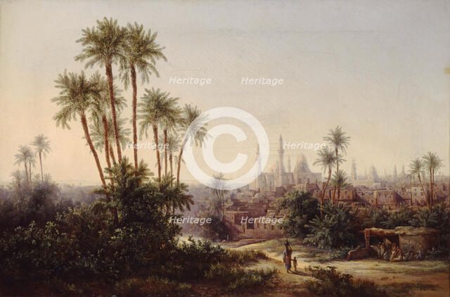 View of Cairo, 1867. Creator: Georgi, Otto (1819-1874).