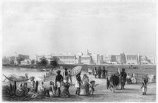 View of Calcutta from the Esplanade c1860