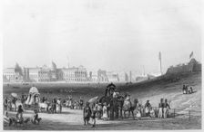 View of Calcutta from the Esplanade c1860