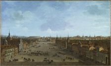 View of Calle de Alcalá in Madrid, c.1750-1752. Creator: Joli, Antonio (1700-1777)