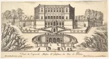 View of Caprarola, from a series of fifteen views of Italy and France, 17th century. Creator: Israel Silvestre