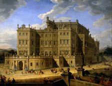 View of Castello di Rivoli, 1724. Creator: Pannini (Panini), Giovanni Paolo (1691-1765)