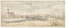 View of Castle Crayenhof in Zwijndrecht, 1606. Creators: Peter Paul Rubens, Jan Wildens