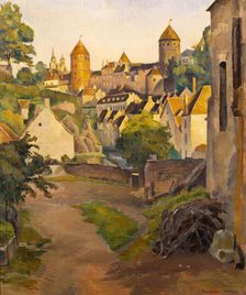 View of Castle in Semur, 1905. Creator: Bernard, Émile (1868-1941)