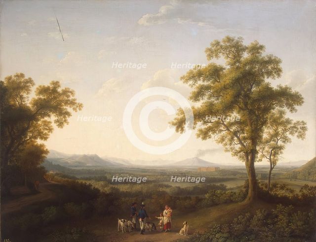 View of Caserta, 1784. Creator: Jacob Philip Hackert.
