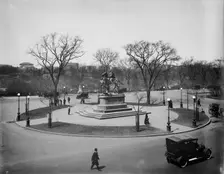 View of Central Park and Sherman statue from the windows of Hotel Netherland, N.Y., c1905-1915. Creator: Unknown