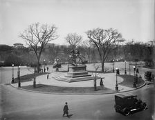 View of Central Park and Sherman statue from the windows of Hotel Netherland, N.Y., c1905-1915. Creator: Unknown