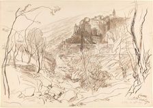View of Ceriana, 1870. Creator: Edward Lear