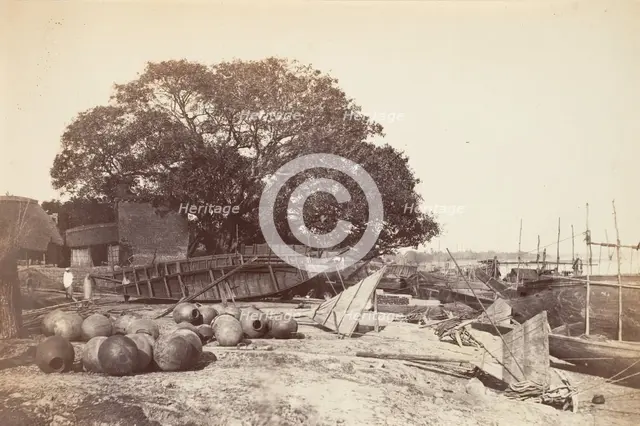 View of Chandanagore, 1858-61. Creator: Unknown.