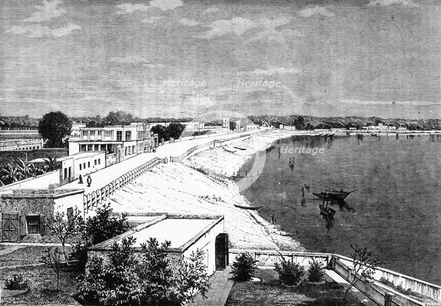'View of Chanderagore', c1891. Creator: James Grant.
