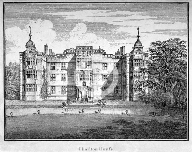 View of Charlton House, Charlton, Greenwich, London, 1796. Artist: Anon