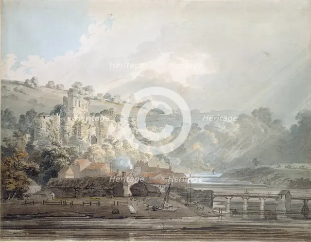 View of Chepstow, Monmouthshire, c.1791-1792. Artist: Thomas Girtin.