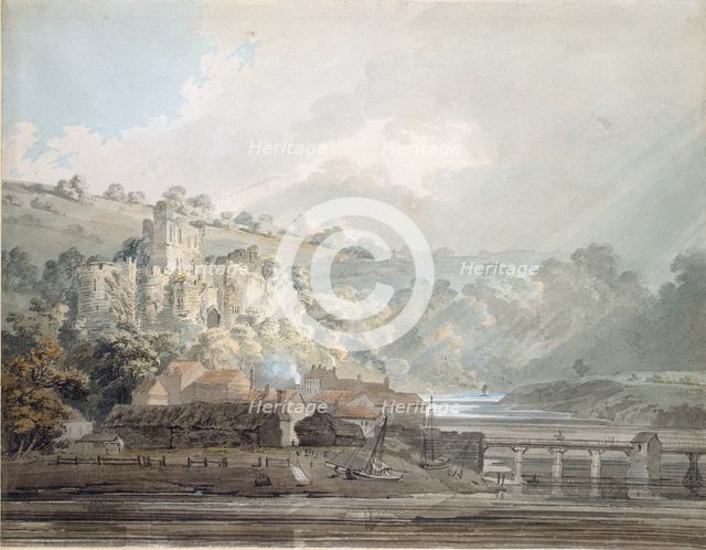 View of Chepstow, Monmouthshire, c.1791-1792. Artist: Thomas Girtin.