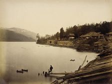 View of Chiuzenji Lake, 1865. Creator: Unknown