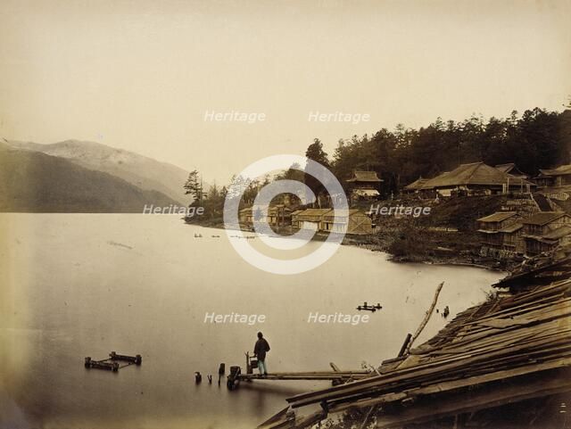 View of Chiuzenji Lake, 1865. Creator: Unknown.