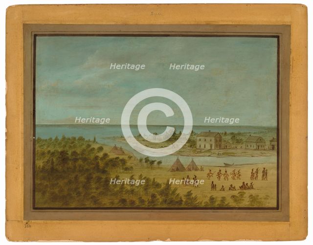 View of Chicago in 1837, 1861/1869. Creator: George Catlin.