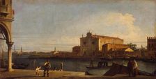 View of Church of San Giovanni dei Battuti on the Isle of Murano, Between 1725 and 1728. Creator: Canaletto (1697-1768)