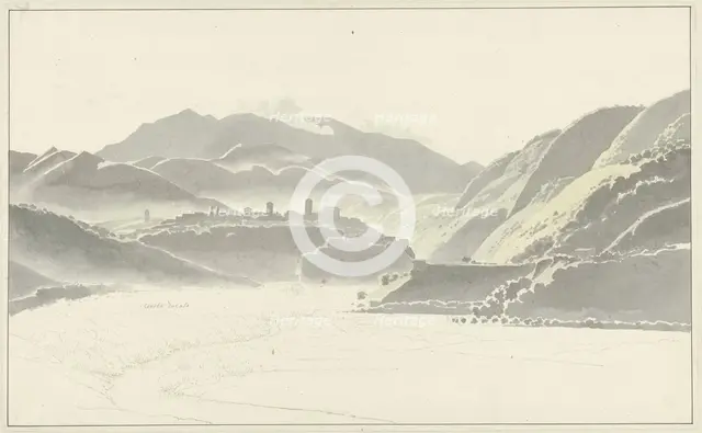 View of Cittaducale, c.1810-c.1812. Creator: Josephus Augustus Knip.