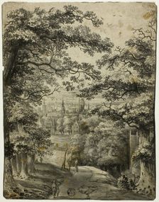 View of City from Road on Hill, n.d. Creator: Jan Looten