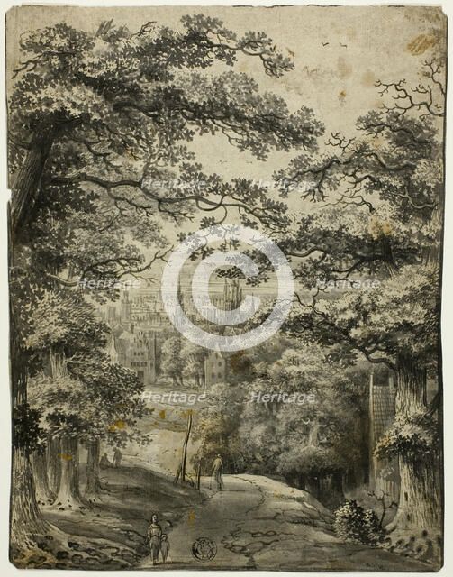 View of City from Road on Hill, n.d. Creator: Jan Looten.