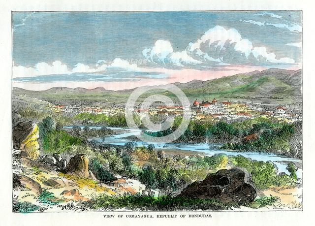 'View of Comayagua, Republic of Honduras', c1880. Artist: Unknown