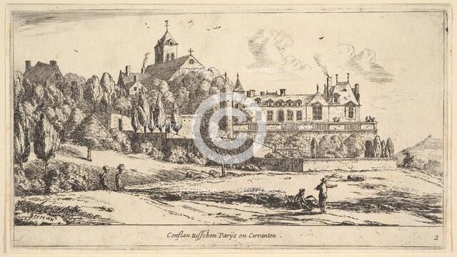 View of Conflans, 17th century. Creator: Reinier Zeeman.