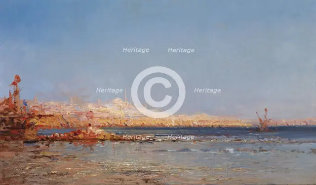 View of Constantinople, c. 1911. Artist: Ziem, Felix-Francois George (1821-1911)