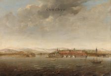 View of Cochin on the Malabar Coast of India, c.1662-c.1663. Creator: Johannes Vinckboons