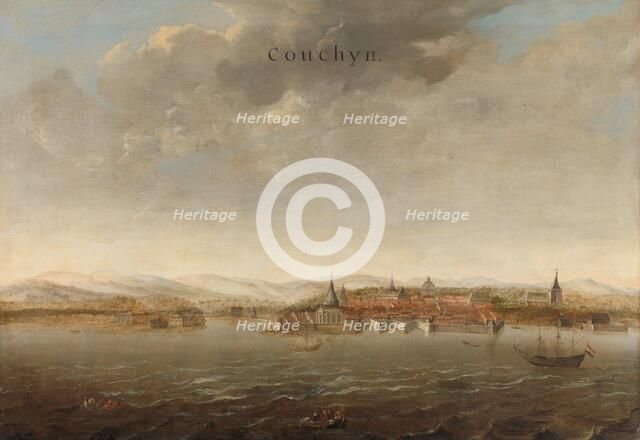 View of Cochin on the Malabar Coast of India, c.1662-c.1663. Creator: Johannes Vinckboons.