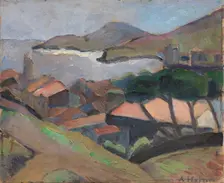 View of Collioure, 1913. Creator: Astrid Holm