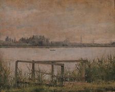 View of Copenhagen seen from Dosseringen, 1835-1838. Creator: Christen Købke