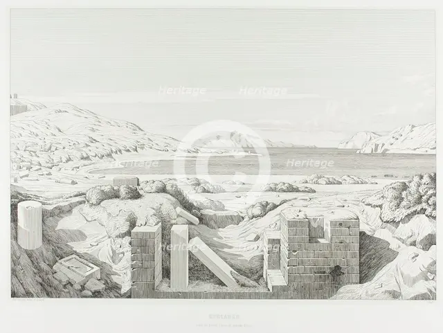 View of Corinth, 1845. Creator: Theodore Caruelle d'Aligny.