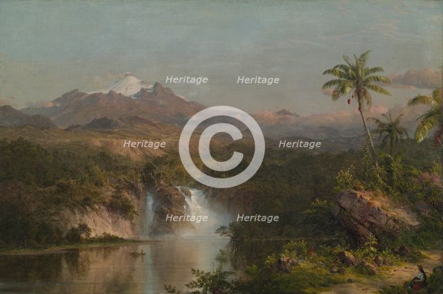 View of Cotopaxi, 1857. Creator: Frederic Edwin Church.