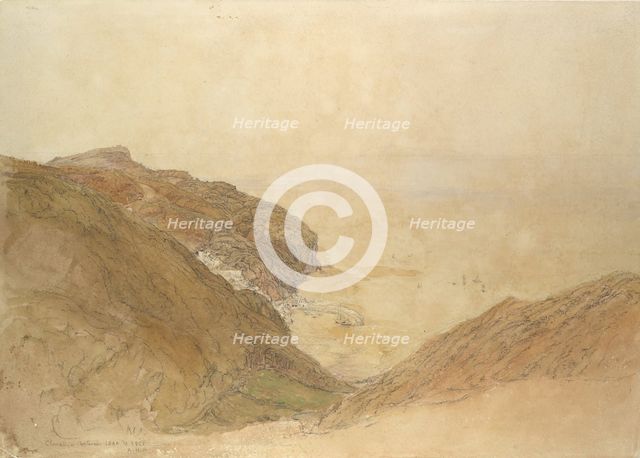 View of Clovelly, Devon, ca. 1848-49. Creator: Samuel Palmer.