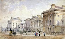 View of Clarence Terrace in Regent's Park, London, 1827. Artist: George Shepherd