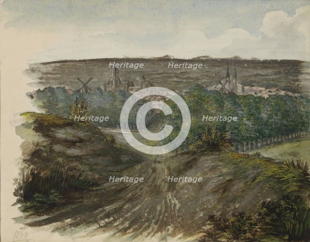 View of Cleves, 1833. Creator: Johannes Tavenraat.