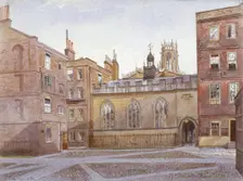 View of Clifford's Inn and Hall, London, 1884. Artist: John Crowther