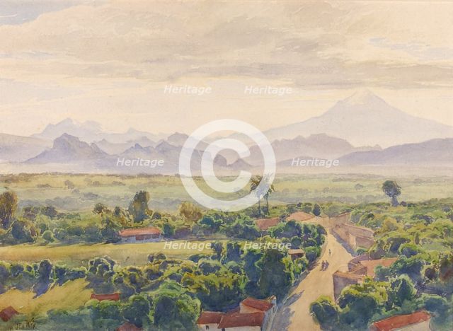 View of Cuernavaca, late 19th-early 20th century. Creator: Henry Otto Wix.