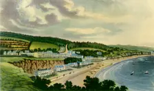 View of Dawlish from the West Cliff, 1817 (1943). Creator: Joseph Constantine Stadler