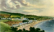 View of Dawlish from the West Cliff, 1817 (1943). Creator: Joseph Constantine Stadler