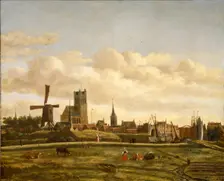View of Den Briel, between 1658 and 1660. Creator: Daniel Vosmaer