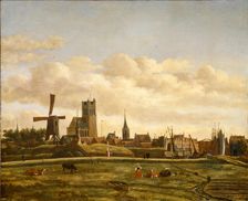 View of Den Briel, between 1658 and 1660. Creator: Daniel Vosmaer