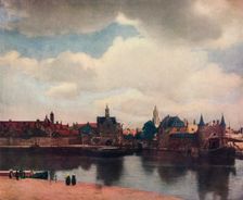 View of Delft from the Rotterdam Canal 1660-61, (1912). Artist: Jan Vermeer