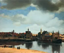View of Delft, Netherlands, after the fire c1658. Artist: Jan Vermeer