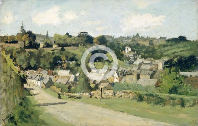 View of Dinant, c.1895-c.1896. Creator: George Poggenbeek.