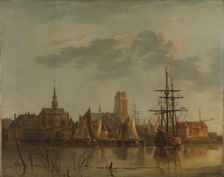 View of Dordrecht at Sunset, c.1700-c.1842. Creator: Unknown