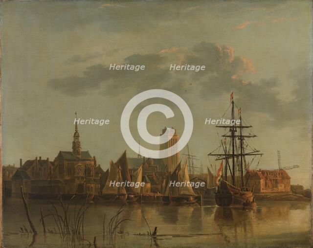 View of Dordrecht at Sunset, c.1700-c.1842. Creator: Unknown.